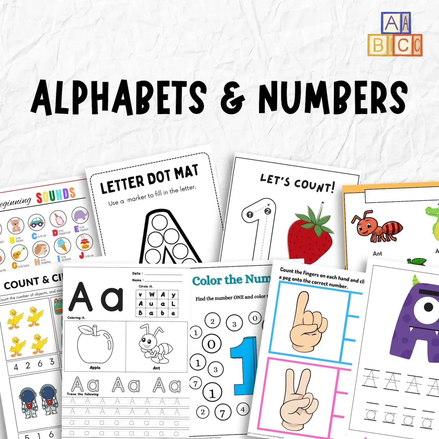 Printable Activities Sample 1